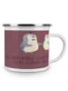Mr. & Mrs. Panda Camping Emaille Tasse Ehevertrag Zukunft mit Sp... in Kaffa Coffee