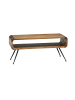 FineBuy Couchtisch in Braun / Mango / 105x40x45