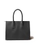 Kmisso Henkeltasche Echt Leder in Nero