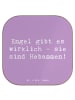 Mr. & Mrs. Panda Tassen Untersetzer Spruch Hebamme Engel mit Spruch in Lavendeltraum