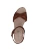 Caprice Sandalette in COGNAC NAPPA