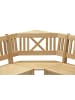 58 aufm Kessel ECKBANK Deborah 224 x 135 x 87 Massivholz Buche lackiert/Dunkelbraun