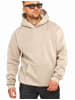 DAILY COTTON Kapuzenpullover - im Oversize Schnitt Unifarben - Kapuzenpullover Loose-Fit Oversize Hoodie Sweatshirt in Taupe Light