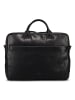 Jost Glasgow Aktentasche Leder 40 cm Laptopfach black