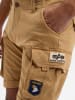 Alpha Industries Shorts in sand - 0003