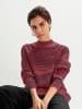 WITT WEIDEN Pullover in rot-meliert