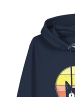 wat? Apparel Sweatshirt Sunset Cat in Dunkelblau