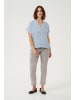 Kaffe Kurzarm-Bluse KAano Regular fit in Blue/Moonstruck Print