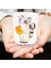 Mr. & Mrs. Panda Glas Kerzenhalter Waschbär Kürbis ohne Spruch in Transparent
