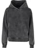 Urban Classics Urban Classics Damen Ladies Stone Washed Hoody in black