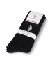 U.S. Polo Assn. Businesssocken USZaayn – Herren 6er Pack mit feiner Strickstruktur in Schwarz