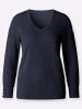 WITT WEIDEN V-Ausschnitt-Pullover in marine