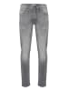 BLEND Slim Fit Jeans Basic Denim Hose Stoned Washed TWISTER FIT in Hellgrau