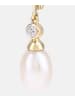 Diamant L'éternel Ohrhänger aus 375 Gelbgold mit Diamant mit Perle