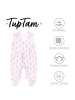 TupTam Baby Mädchen Strampler mit Fuß 3er Pack in rosa Modell 1