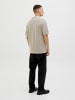 Jack & Jones Gestricktes Polo in Whitecap Gray