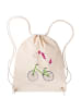 Mr. & Mrs. Panda Gym Bag Einhorn Radfahrer ohne Spruch in Creme