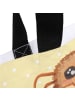 Mr. & Mrs. Panda Tote Bag Spinne Agathe Sandwich mit Spruch in Gelb Pastell
