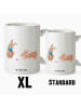 Mr. & Mrs. Panda Riesenkaffeetasse Hasen Muschel ohne Spruch in Weiß