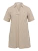 KAFFE curve Kleid KCnana Loose fit in Chincilla / White stripe