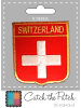 Catch the Patch Schweiz Flagge FahneApplikation Bügelbild inRot