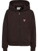 Hummel Reißverschluss Kapuzenpullover Hmljr Jump Kinder in CHOCOLATE TORTE