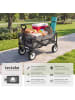 tectake Faltbarer Handwagen Leon mit Bremsen, Belastbarkeit 80kg