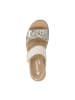 remonte Keilsandale D0Q59 in beige