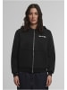 Mister Tee Mister Tee Rise & Slay Ladies Fluffy Zip Hoody in black