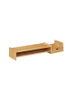 relaxdays Monitorständer in Natur - (B)70 x (H)12 x (T)19 cm