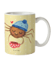 Mr. & Mrs. Panda Plastikbecher Spinne Agathe Kaffee ohne Spruch in Gelb Pastell