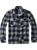 Brandit Hemd "Jeff Fleece Shirt Long Sleeve" in Schwarz