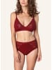 Erlich Textil  Big Cup Bustier ALISA in weinrot