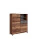 byLiving Highboard JACKSON in Old Wood - B 126, H 143, T 40 cm