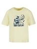 F4NT4STIC Tee Skelett spielt Gitarre, Musik, Liebe in softyellow