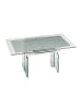 58 aufm Kessel FUNKTIONSTISCH Candice höhenverstellbar ausziehbar 125x75x56 Glas