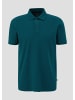 QS Polo-Shirt kurzarm in Petrol