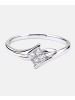 Diamant L'éternel Ring aus 750 Weißgold mit 0.25 Karat Diamant