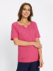 WITT WEIDEN Spitzen-Shirt in fuchsia