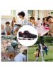 Disney Minnie Mouse Sneaker mit Disney Minnie Mouse Motiv, in Schwarz und Rosa - Leuchtende Sohle