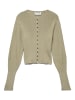 Vero Moda Strickjacke in Moss Gray