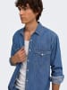 ONLY & SONS Hemd in Medium Blue Denim 1