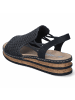 rieker Sandalette in schwarz