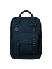 Doughnut Macaroon Large Meditative Dark 20 - Rucksack 45 cm (sand) in midnight blue