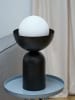 Osram Decor Bowl Tischleuchte E14 Schwarz Glas 200mm