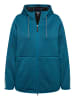 Ulla Popken Sweatjacke in dunkles petrol