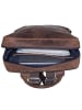 Leonhard Heyden Salisbury Rucksack Leder 37 cm Laptopfach braun