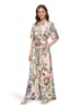 Vera Mont Jumpsuit mit Bindegürtel in Green/Cream