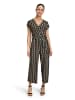 Betty Barclay Jumpsuit mit Eingrifftaschen in Black/Khaki
