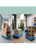 relaxdays Transportwagen in Blau - 300 kg